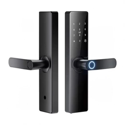 Tuya Smart Lock SL-050 for wooden doors, offering smart keyless entry, app control via Tuya Smart, secure locking system, easy installation, and enhanced home security with modern design Tuya Smart Lock SL-050 for wooden doors, offering smart keyless entry, app control via Tuya Smart, secure locking system, easy installation, and enhanced home security with modern design