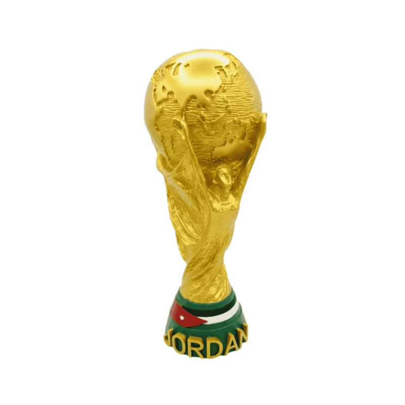Jordan world cup trophy nashma