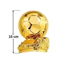 Golden Ball Soccer Football Trophies 15cm