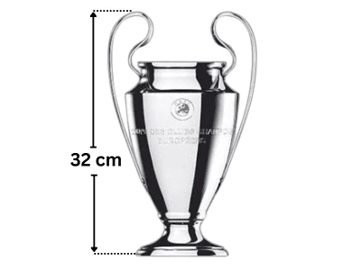 Champions League trophy sports football 32cm Champions League trophy sports football 32cm