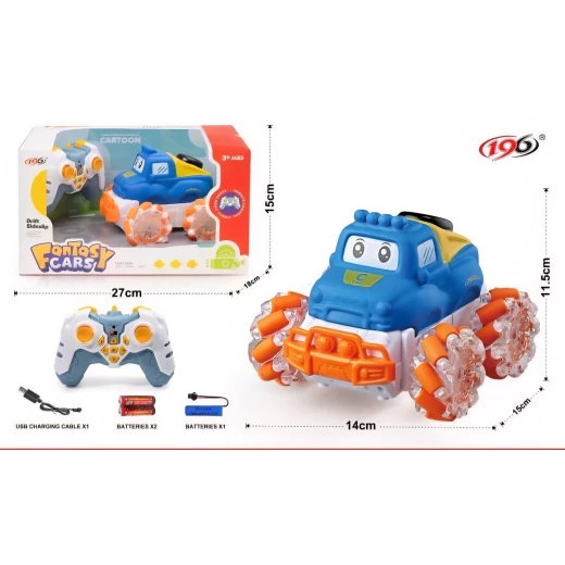 SeaLand Toys, Cute Cartoon Remote Control Car – Full Movement with Drifting - Sealand toys - Image 2