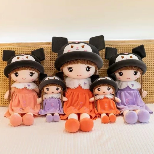 SeaLand Toys, Soft Princess Kuromi Plush Toy with Kuromi Hat – 80 cm - Sealand toys - Image 3