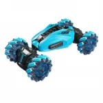SeaLand Toys, Dual-Control Remote Car (Remote + Watch) with Light, Sound & Smoke – Drift & Crab Walk Movement - Sealand toys