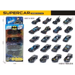 SeaLand Toys, Batman Mini Cars Set for Kids – 4 Metal Toy Cars with Unique Design