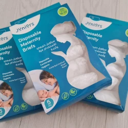 Juniors Disposable Maternity Briefs | Disposable Underwear for Pregnant Women & New Moms | Comfortable & Hygienic Maternity & Postpartum Underwear | 5 Pieces
