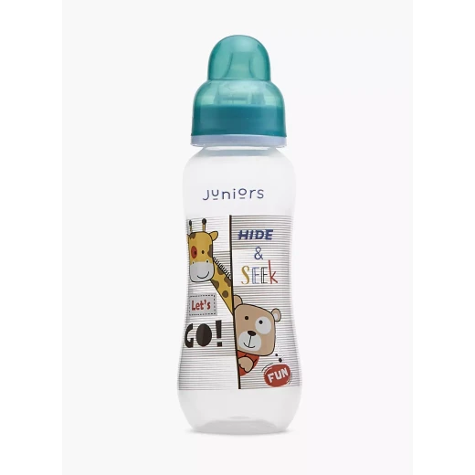 Juniors 5-Piece Newborn Feeding Starter Gift Set | Baby Feeding Set for Newborns & Infants | BPA-Free Baby Bottles & Feeding Essentials | Soft Silicone Teat & Dual Anti-Colic Valve - Juniors - Image 3