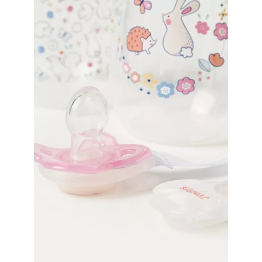 Juniors 5-Piece Newborn Feeding Starter Gift Set | Baby Feeding Set for Newborns & Infants | BPA-Free Baby Bottles & Feeding Essentials | Soft Silicone Teat & Dual Anti-Colic Valve - Juniors - Image 5