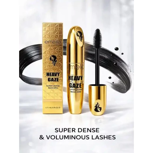 Emelia Heavy Gaze Super Dense Volumizing Lengthening Long Lasting Mascara Makeup Product - Emelie - Image 2