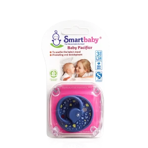 Smartbaby BPA-Free Baby Pacifier – Soft LSR Silicone Orthodontic Soother with Floral Design | Comfortable & Gentle for Babies
