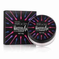 Nerciso Miraclenew Master Fix Face Studio Setting Powder 10g Lightweight Makeup Fixing Powder for Long Lasting Shine Control Smooth Matte Finish and Daily Professional Makeup Use