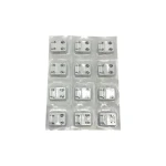 Studs Caflon Silver 12 Pairs
