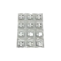 Studs Caflon Silver 12 Pairs