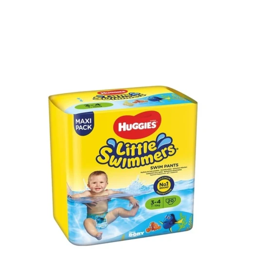 Huggies Little Swimmers Swim Pants, Size 3-4, 7-15 Kg, 20 pants Huggies Little Swimmers Swim Pants, Size 3-4, 7-15 Kg, 20 pants