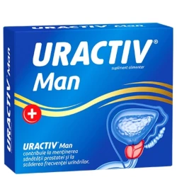 Uractiv Man Prostate Health Supplement 30 Capsules Daily Urinary Tract Care Formula with Maritime Pine Bark Extract Lycopene and Selenium