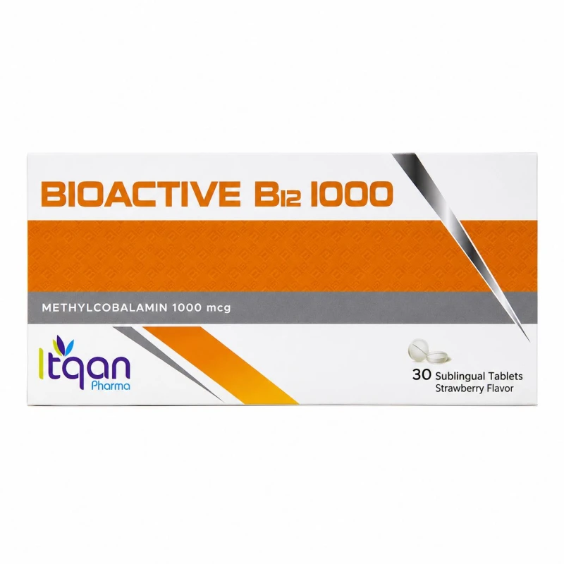Bioactive Vitamin B12 1000mcg Supplement | High-Potency Formula to Support Nerve Health and Boost Daily Energy Level - Bioactive