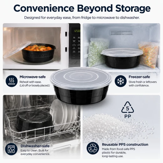 Everyday FreshServe 1.5L Airtight Food Storage Container with Clear Lid – Available in 1.5L, 2.5L and 4.5L Sizes - A B C - Image 9