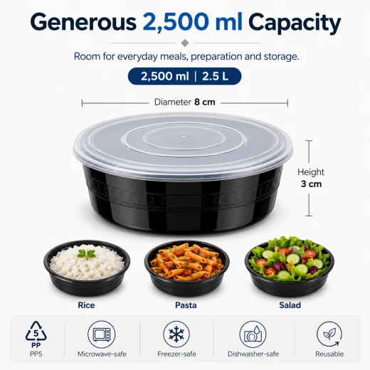 Everyday FreshServe 1.5L Airtight Food Storage Container with Clear Lid – Available in 1.5L, 2.5L and 4.5L Sizes Everyday FreshServe 1.5L Airtight Food Storage Container with Clear Lid – Available in 1.5L, 2.5L and 4.5L Sizes