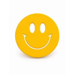Bogebags Smiley Charm Decorative Waterproof Bag Accessory Lightweight Flexible Charm for Beach Bags and Everyday Handbags Easy to Attach Durable Round Design for Women Girls and Kids