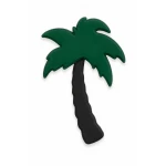 Bogebags Palm Tree Charm Decorative Bag Accessory for Beach Bags and Tote Bags, Tropical Summer Palm Design, Waterproof Durable Snap-On Charm for Bag Personalization, Vacation and Beach Style Accessory, 1 Piece - Bogebags