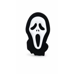 Horror Mask Charm Accessory for Bags, Clogs and Fashion Accessories, Scary Movie Inspired Design, Lightweight Durable Material, Single Decorative Piece for Halloween and Horror Fans
