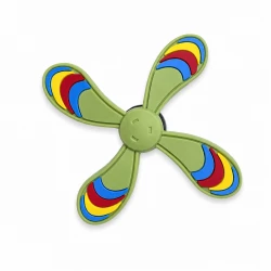 Colorful Boomerang Charm Accessory for Bags, Clogs and Fashion Accessories, Outdoor Adventure Inspired Design, Lightweight Durable Material, Single Decorative Piece for Fun Personalized Everyday Style