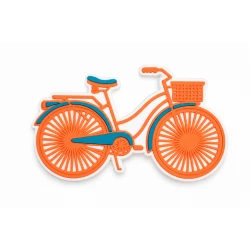 Bogebags Bicycle Charm Colorful Waterproof Decorative Bag Accessory Lightweight Flexible Charm Easy to Attach Durable Stylish Design for Beach Bags Handbags Women Girls and Kids