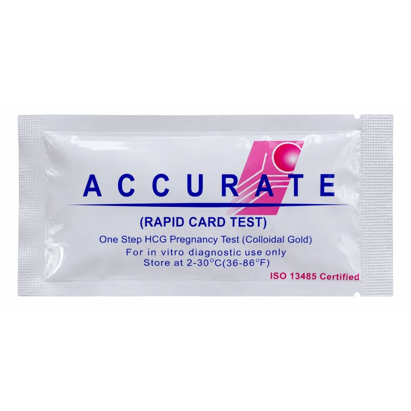 Accurate HCG Rapid Pregnancy Test – One Step Urine Pregnancy Card Test - Accurate
