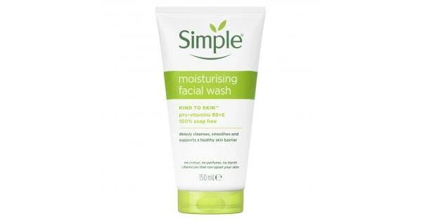 Simple Moisturising Facial Wash – 100 ml A gentle moisturising facial cleanser for effective daily cleansing without leaving the skin feeling dry or tight.
