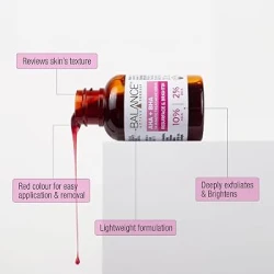 A resurfacing exfoliating serum formulated with 10% AHA + 2% BHA to help remove dead skin cells, refine uneven-looking texture and promote a smoother, brighter-looking complexion.
