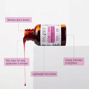 A resurfacing exfoliating serum formulated with 10% AHA + 2% BHA to help remove dead skin cells, refine uneven-looking texture and promote a smoother, brighter-looking complexion.