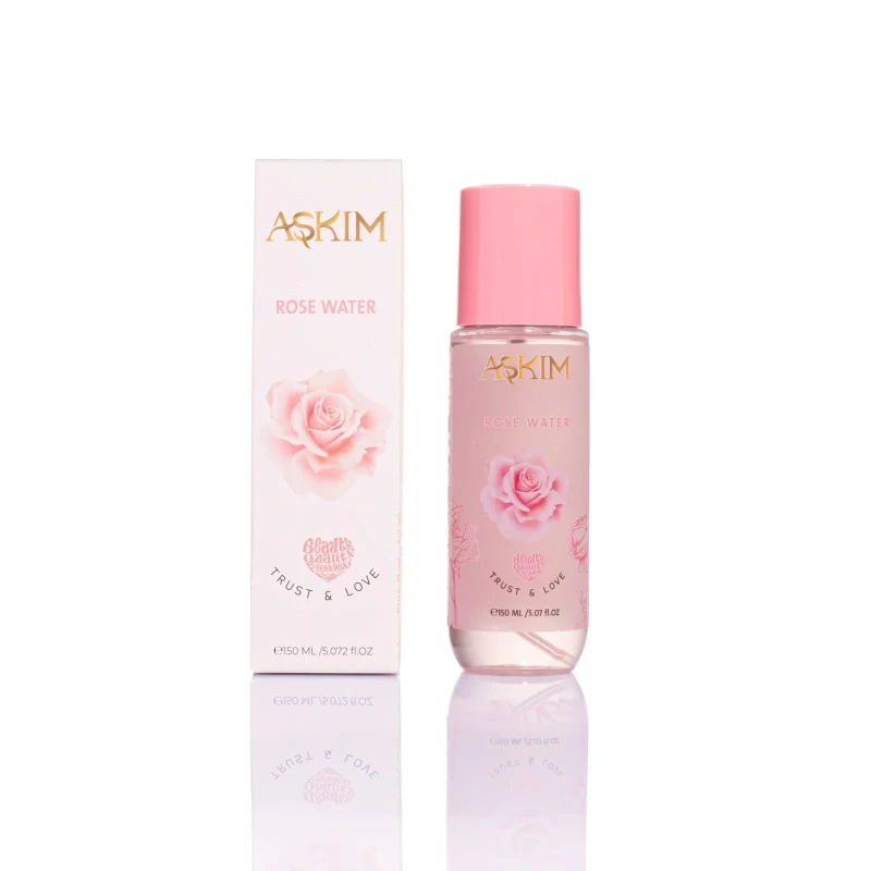 ASKIM Rose Water 150 ml  -A refreshing rose water for daily skincare, leaving the skin feeling clean, fresh and comfortable - AŞKIM