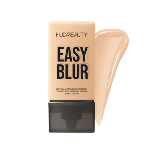 Huda Beauty Easy Blur Natural Airbrush Foundation – Lightweight Medium-to-Buildable Coverage with 1.5% Niacinamide & Pore-Blurring Silica – Chai 210B – 30 ml Huda Beauty Easy Blur Natural Airbrush Foundation – Lightweight Medium-to-Buildable Coverage with 1.5% Niacinamide & Pore-Blurring Silica – Chai 210B – 30 ml