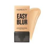 Huda Beauty Easy Blur Natural Airbrush Foundation – Lightweight Medium-to-Buildable Coverage with 1.5% Niacinamide & Pore-Blurring Silica – Custard 220N – 30 ml - Huda beauty