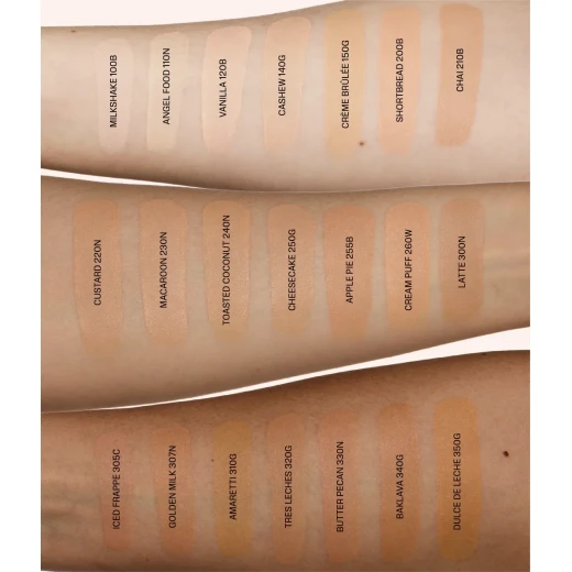 Huda Beauty Easy Blur Natural Airbrush Foundation – Lightweight Medium-to-Buildable Coverage with 1.5% Niacinamide & Pore-Blurring Silica – Custard 220N – 30 ml - Huda beauty - Image 3