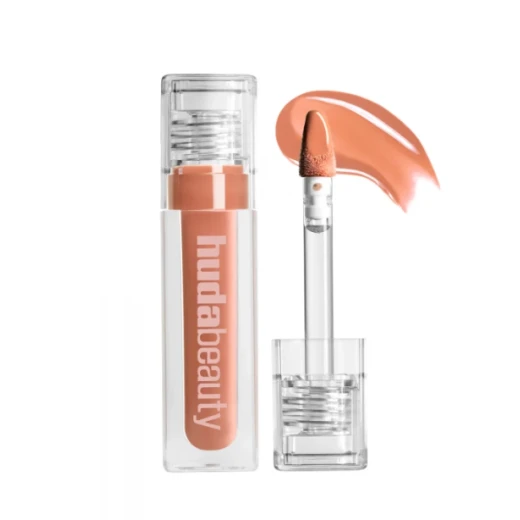 Huda Beauty Faux Filler Extra Shine Lip Gloss – Ultra-Shiny Hydrating Lip Gloss with a Fuller-Looking Lip Effect, Vitamin E & Vegan Collagen – 3.9 ml - Huda beauty - Image 2