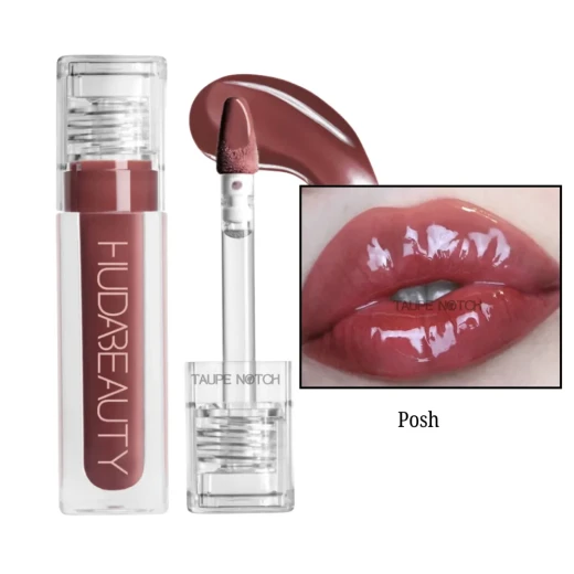 Huda Beauty Faux Filler Extra Shine Lip Gloss – Ultra-Shiny Hydrating Lip Gloss with a Fuller-Looking Lip Effect, Vitamin E & Vegan Collagen – 3.9 ml - Huda beauty - Image 2