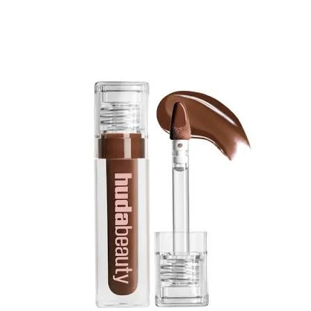 Huda Beauty Faux Filler Extra Shine Lip Gloss – Ultra-Shiny Hydrating Lip Gloss with a Fuller-Looking Lip Effect, Vitamin E & Vegan Collagen – 3.9 ml - Huda beauty