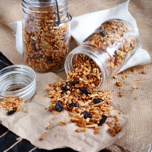 Dark Chocolate Granola with Nuts, Seeds & Natural Honey Large Size Dark Chocolate Granola with Nuts, Seeds & Natural Honey Large Size