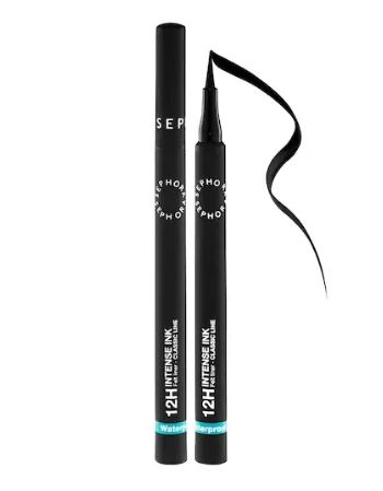 Sephora Collection Intense Ink 12HR Classic Felt Tip Eyeliner, Ultra Matte Black, Waterproof 12 Hour Hold, Flexible Precision Tip for Fine or Bold Lines, Paraben-Free Sephora Collection Intense Ink 12HR Classic Felt Tip Eyeliner, Ultra Matte Black, Waterproof 12 Hour Hold, Flexible Precision Tip for Fine or Bold Lines, Paraben-Free