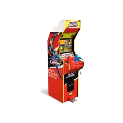 آلة أركيد Arcade1Up Time Crisis Deluxe، تجربة لعب ممتعة ومثيرة لمحبي ألعاب الأكشن، بأبعاد تقريبية 70 × 29 × 18.8 بوصة ووزن حوالي 99 رطل، تصميم متين وأصلي لعشاق الألعاب المنزلية - أركيد ون أب - Image 2