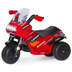Peg Perego Ducati Desmosedici EVO 6V Electric Ride-On Motorcycle for Kids – Battery Powered Motorbike, Dimensions 92.5 x 60 x 69.3 cm, Sporty Ducati Design with Safe and Stable Ride Experience