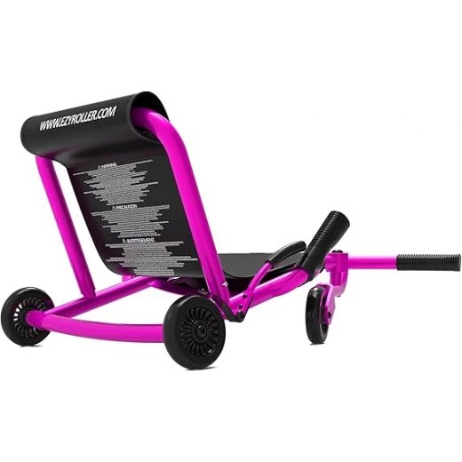 Ezyroller classic ride-on toy pink color with led wheels - EZYROLLER - Image 4