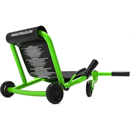Ezyroller classic ride-on toy green color with led wheels - EZYROLLER - Image 2