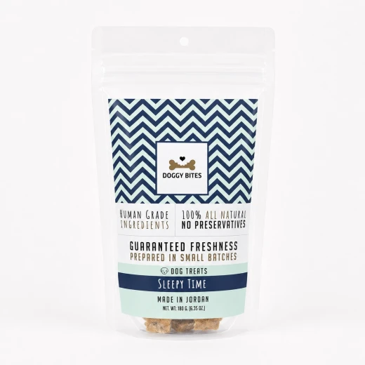 Doggy Bites Sleepy Time Bites for Dogs – 180g, Natural & Delicious Treats, Calming Bedtime Snack Perfect for Relaxation & Daily Rewards Doggy Bites Sleepy Time Bites for Dogs – 180g, Natural & Delicious Treats, Calming Bedtime Snack Perfect for Relaxation & Daily Rewards