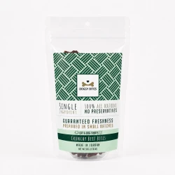 Doggy Bites Crunchy Beef Bites 50g | Crispy & Delicious Beef Dog Treats | Tasty Crunchy Dog Snacks & Rewards with a Rich Beef Flavor