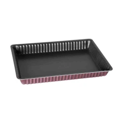 Decorated Newflon Jolly Rectangular tart Pan 32 cm