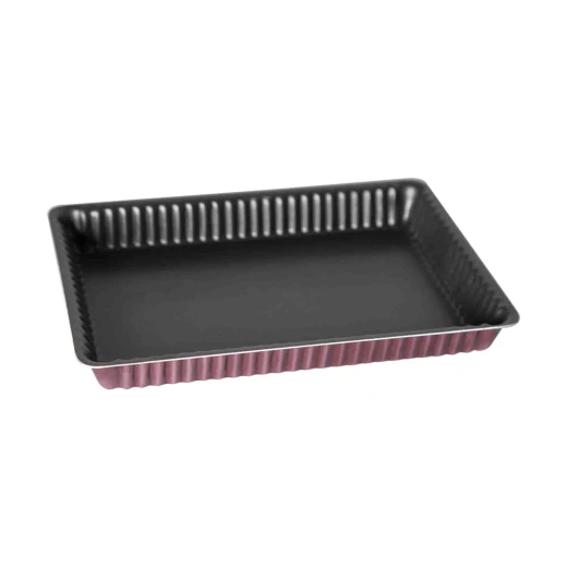 Decorated Newflon Jolly Rectangular tart Pan 32 cm Decorated Newflon Jolly Rectangular tart Pan 32 cm