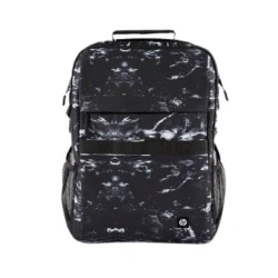 HP Campus XL Marble Print Laptop Backpack - Water-Repellant Secure Bag with Padded 16-Inch Floating Pocket & Lockable Zipper for Daily Use