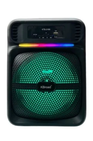 Portable wireless KTS- 2168 Bluetooth speaker, 8 inches Portable wireless KTS- 2168 Bluetooth speaker, 8 inches