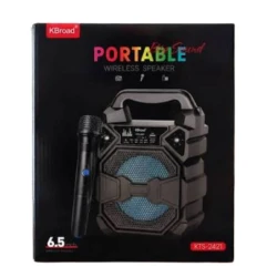 KTS-2421 is a portable, wireless party speaker 6-inch